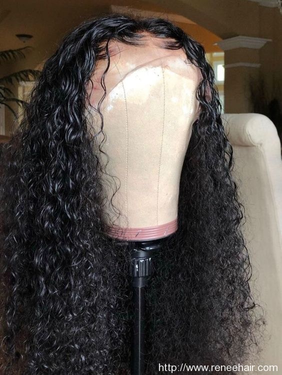 curly Human Hair Wigs For Black Women Pre Plucked Brazilian Remy Hair Wigs Bleached Knots Baby Hair