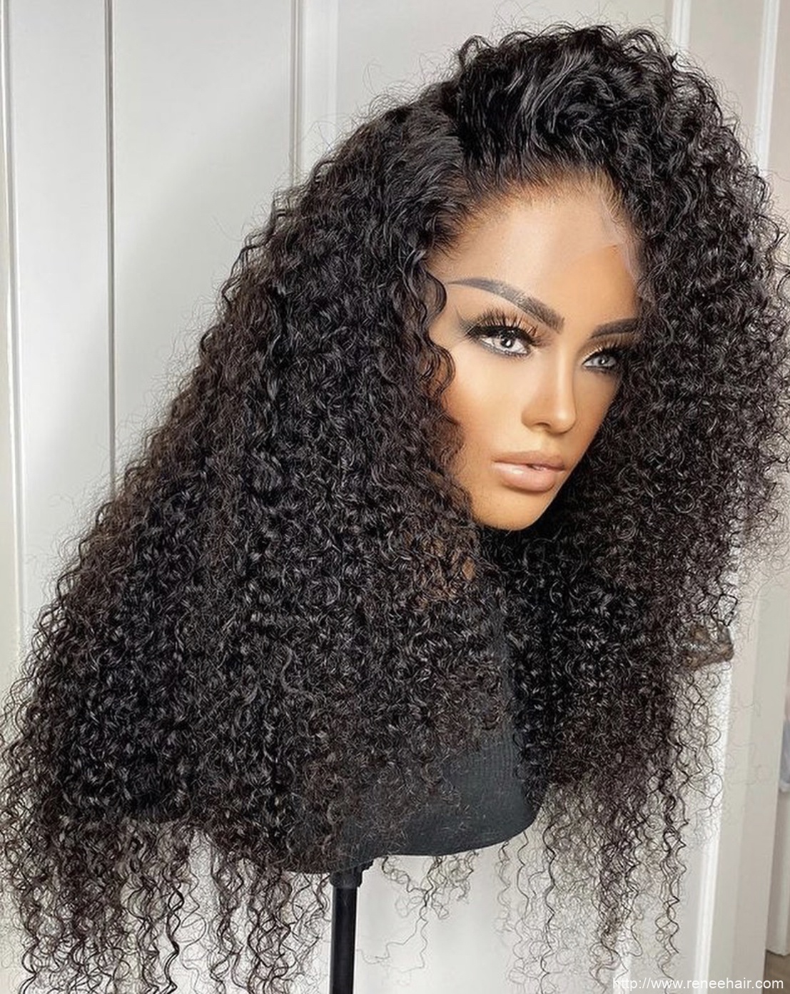 Kinky Curly Human Hair Wigs  Lace Front Human Hair Wigs