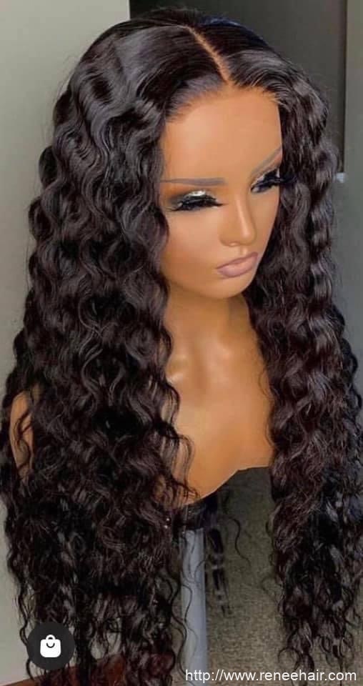 Loose Deep Wave Human Hair Lace Front Wigs 10A