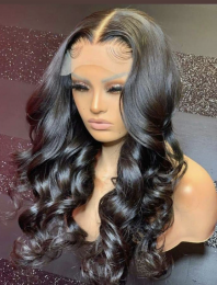 Brazilian Lace Front Wig Human Hair Loose Wave 130% Density Human Hair Full Lace Wigs 8-30 Inches Human Hair Wigs