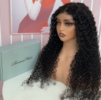 Glueless 5×5 Closure wig,water wave,hair can  bleach , dye , straight and curl, no glue needed